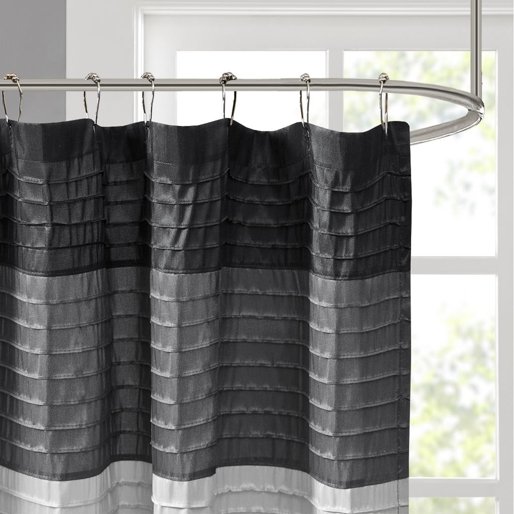 Amherst - Shower Curtain - Black