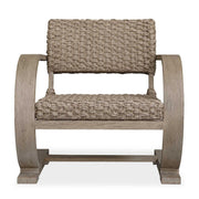 Rehema - Outdoor Wicker Lounge Chair - Gray