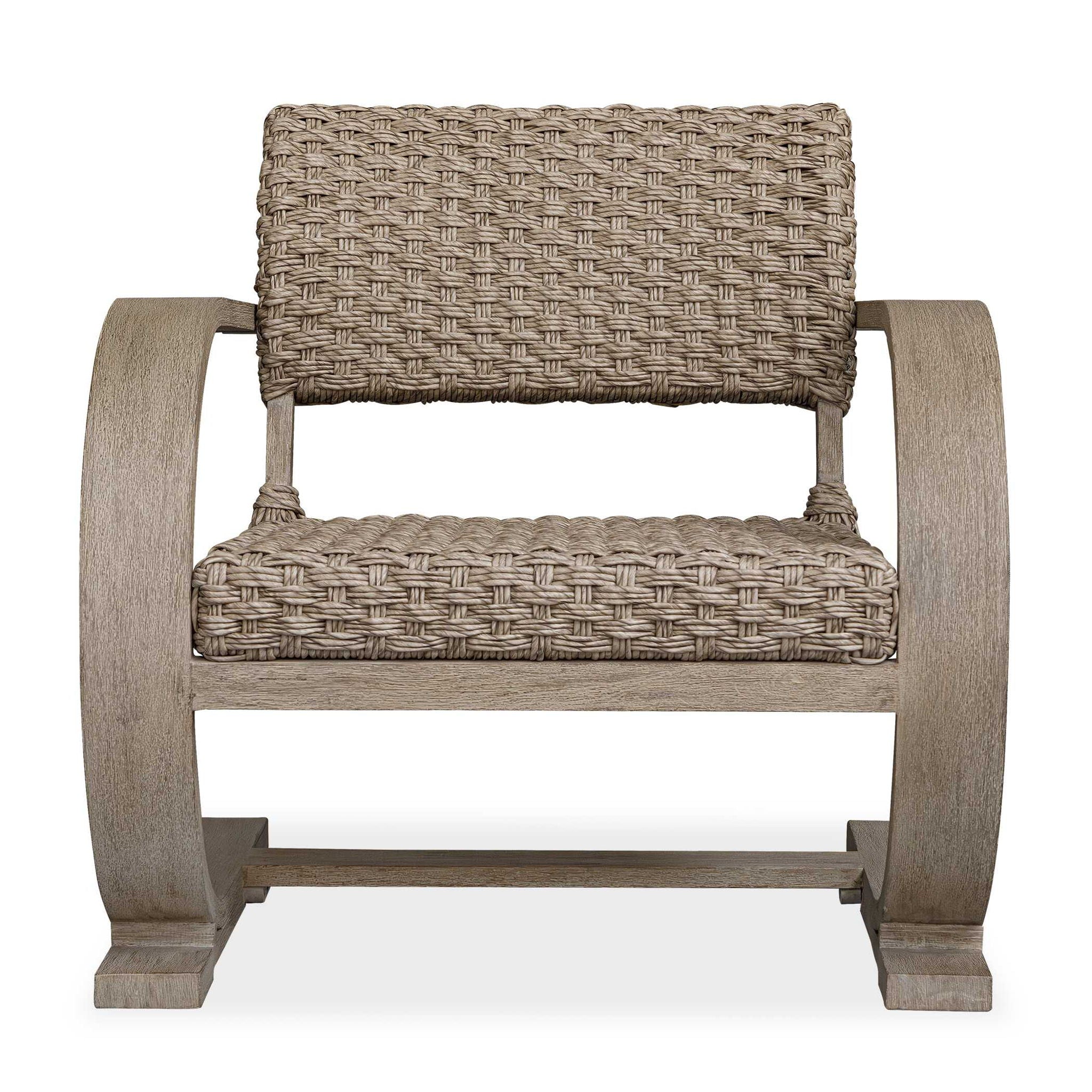 Rehema - Outdoor Wicker Lounge Chair - Gray