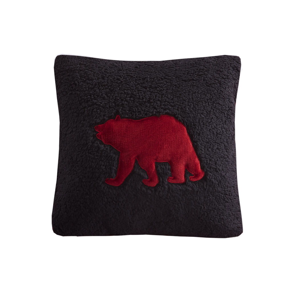 Alton - Down Alternative Comforter Set - Red / Black