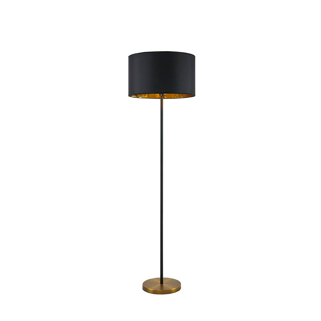 Hunts - Floor Lamp - Gold / Black