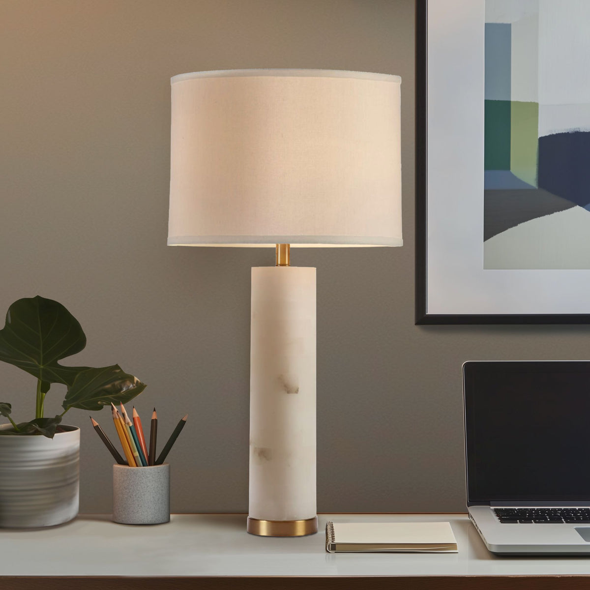 Prague - Prague Table Lamp - White