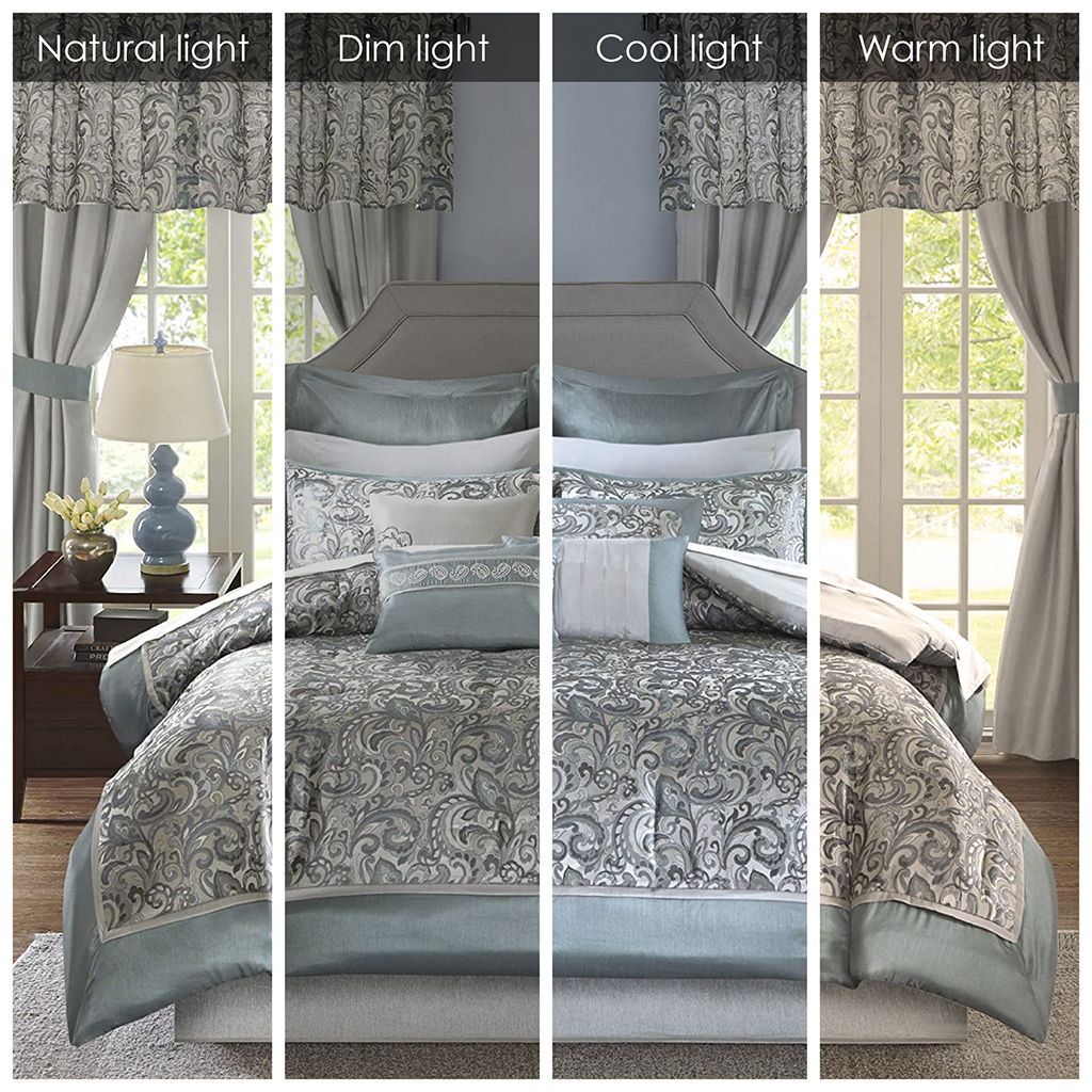 Brystol - King 24 Piece Room In A Bag - Teal