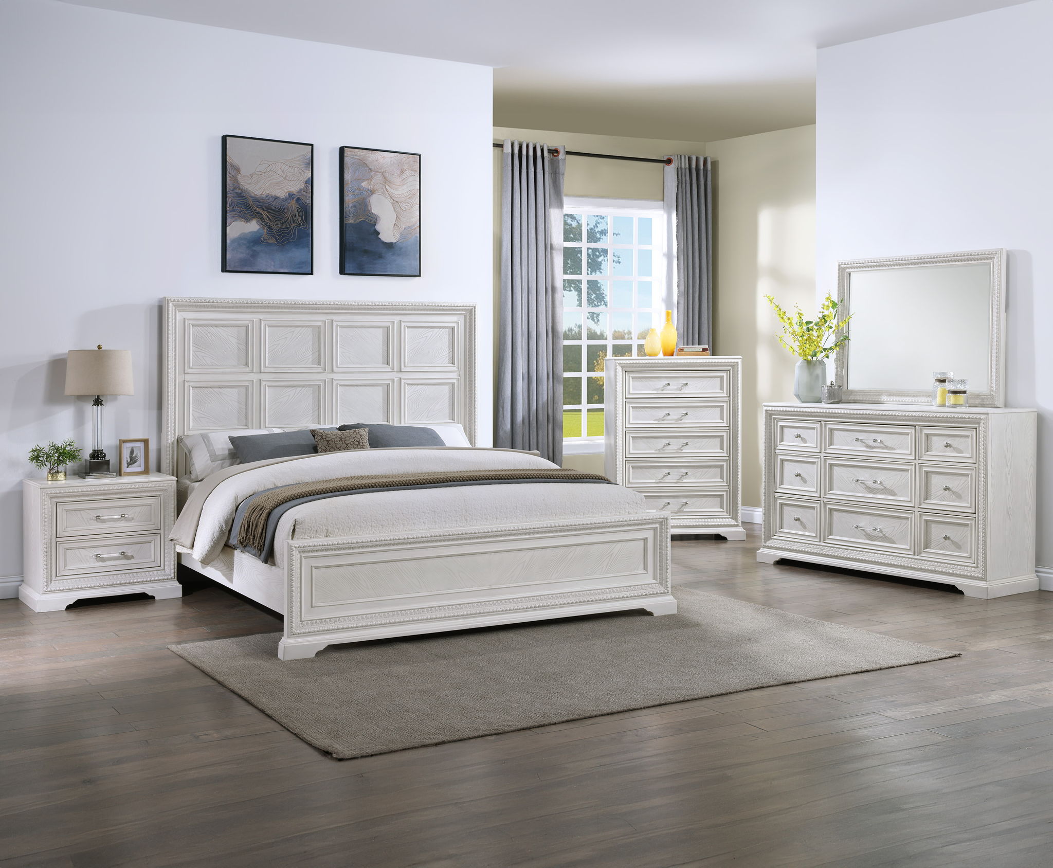 Alexandria - Accent Nightstand - White
