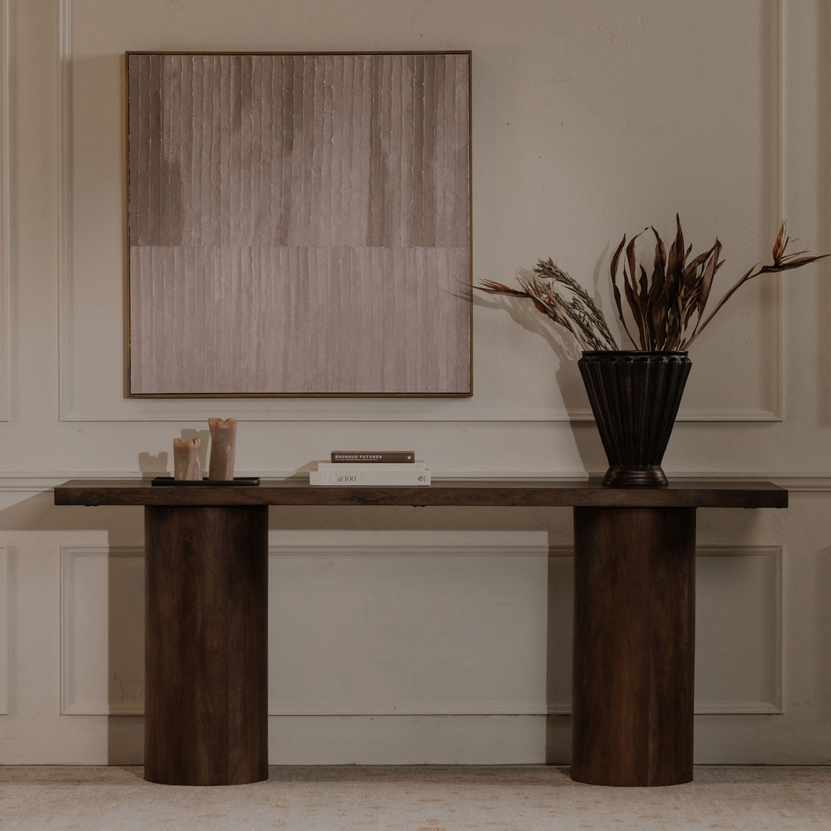 Hadley - Console Table - Dark Brown