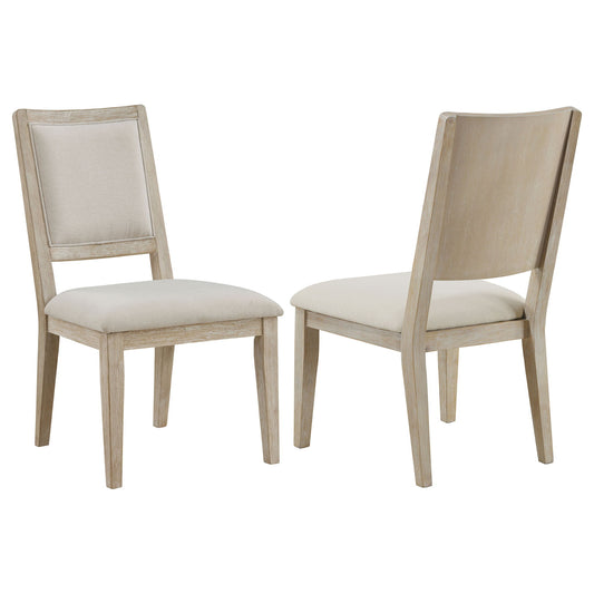 Verdugo - Cushioned Dining Chair (Set of 2) - White Washed