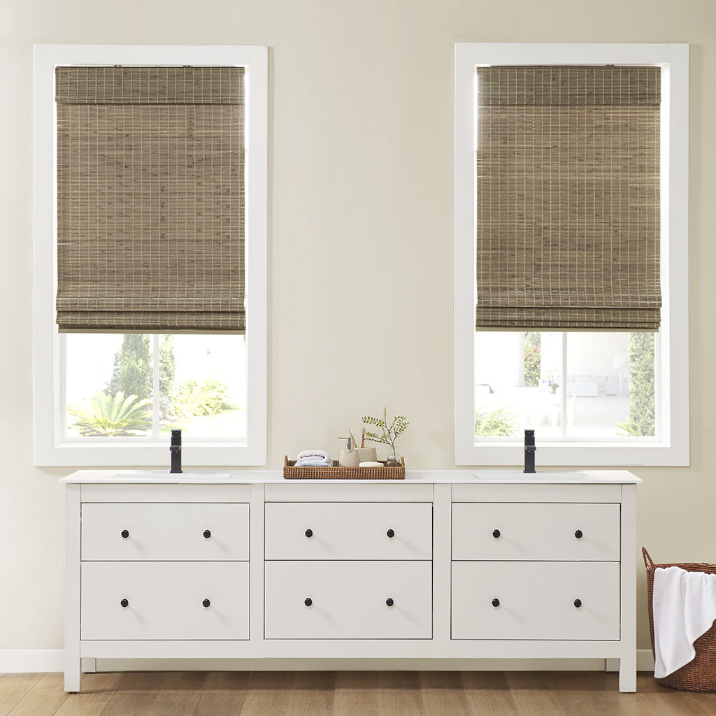 Eastfield - 35" Light Filtering Roman Shade - Natural Ash
