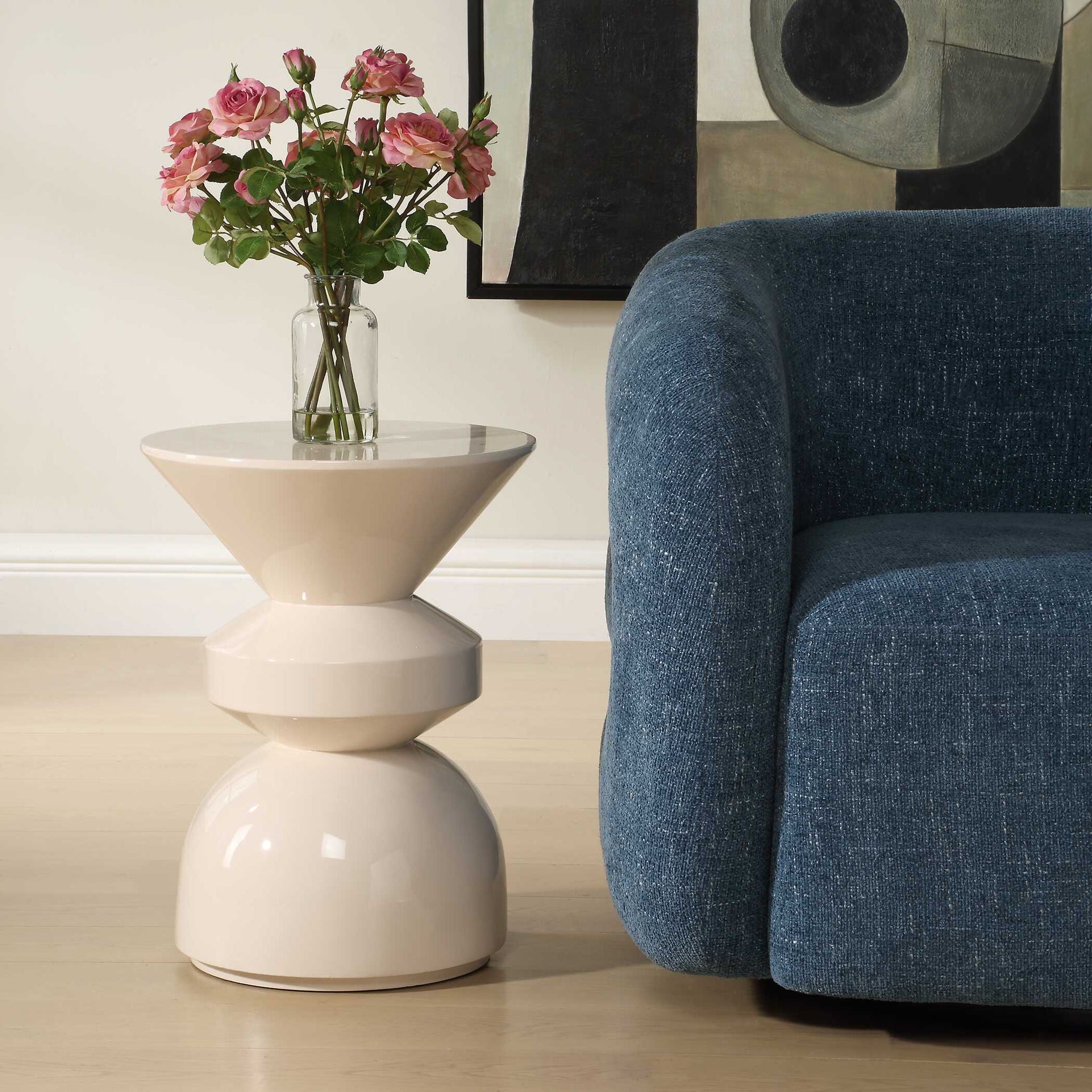 Lyford - Modern Accent Table - White