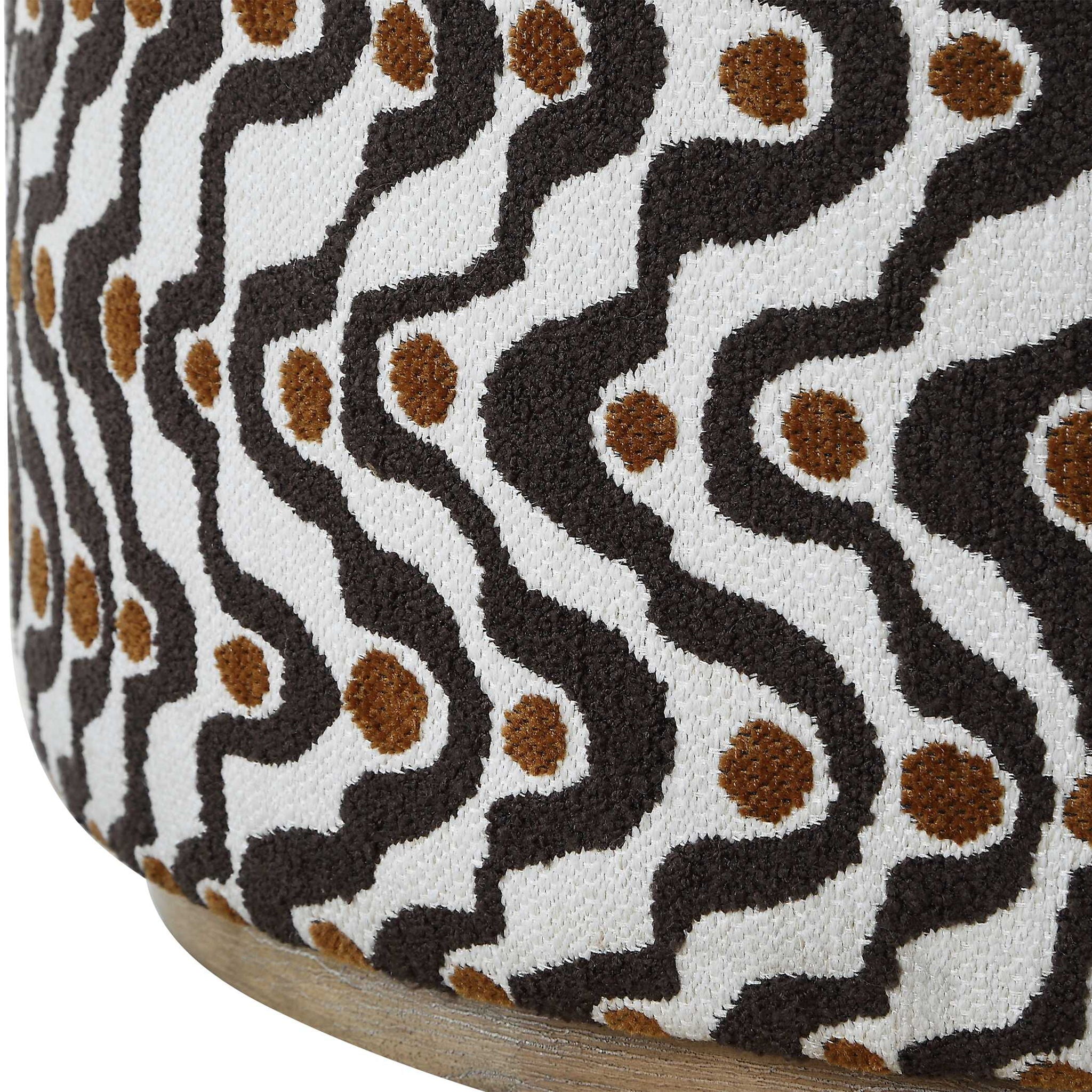 Cas - Plush Ottoman - Espresso