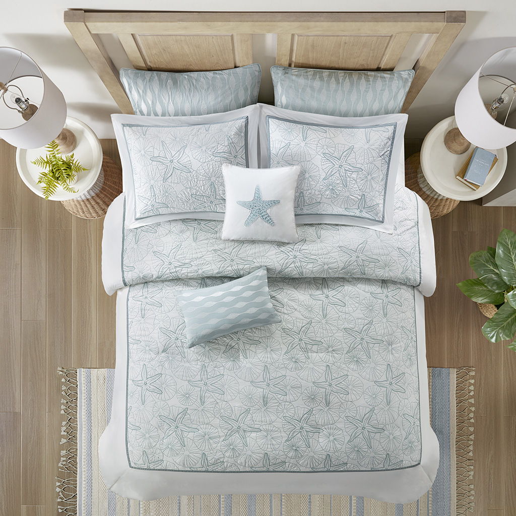 Maya Bay - King Duvet Cover Mini Set - White