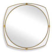 Estella - Round Mirror - Gold / White