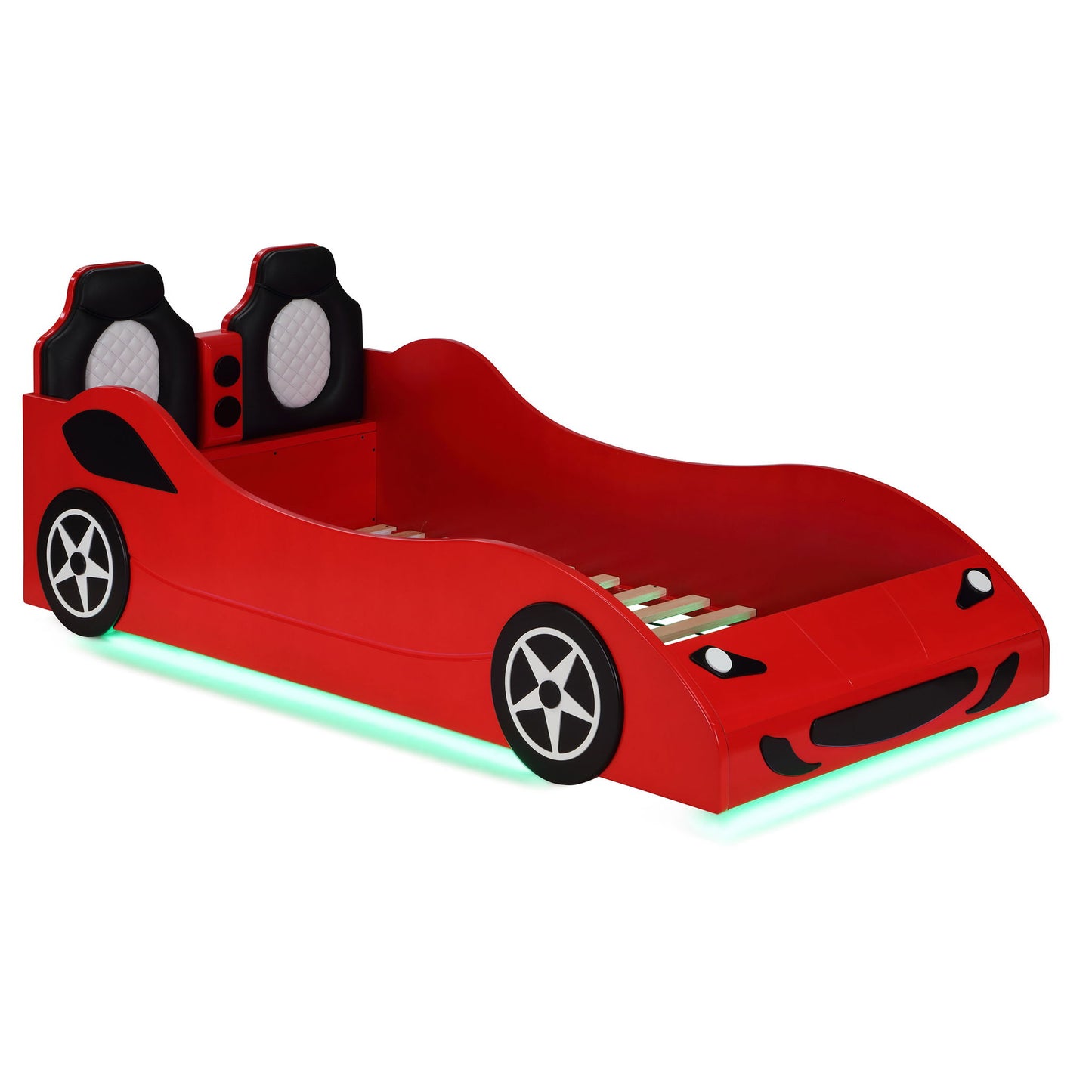 Solana - Race Car Bed With Underglow Lights