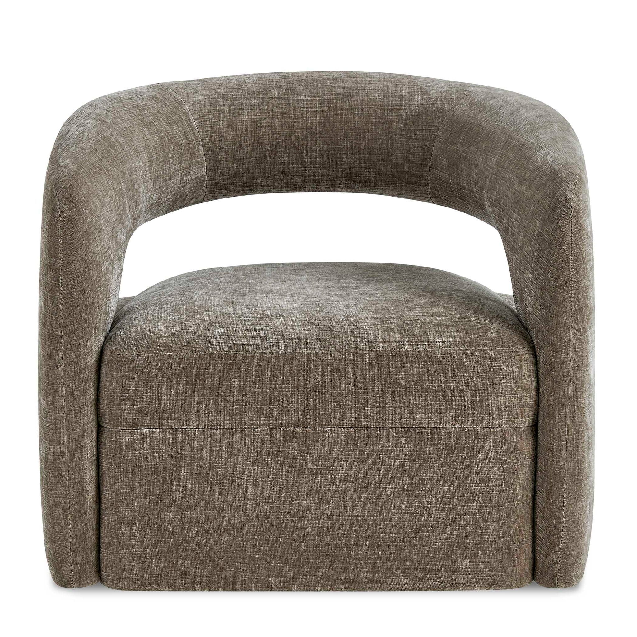 Breis - Swivel Barrel Chair - Gray