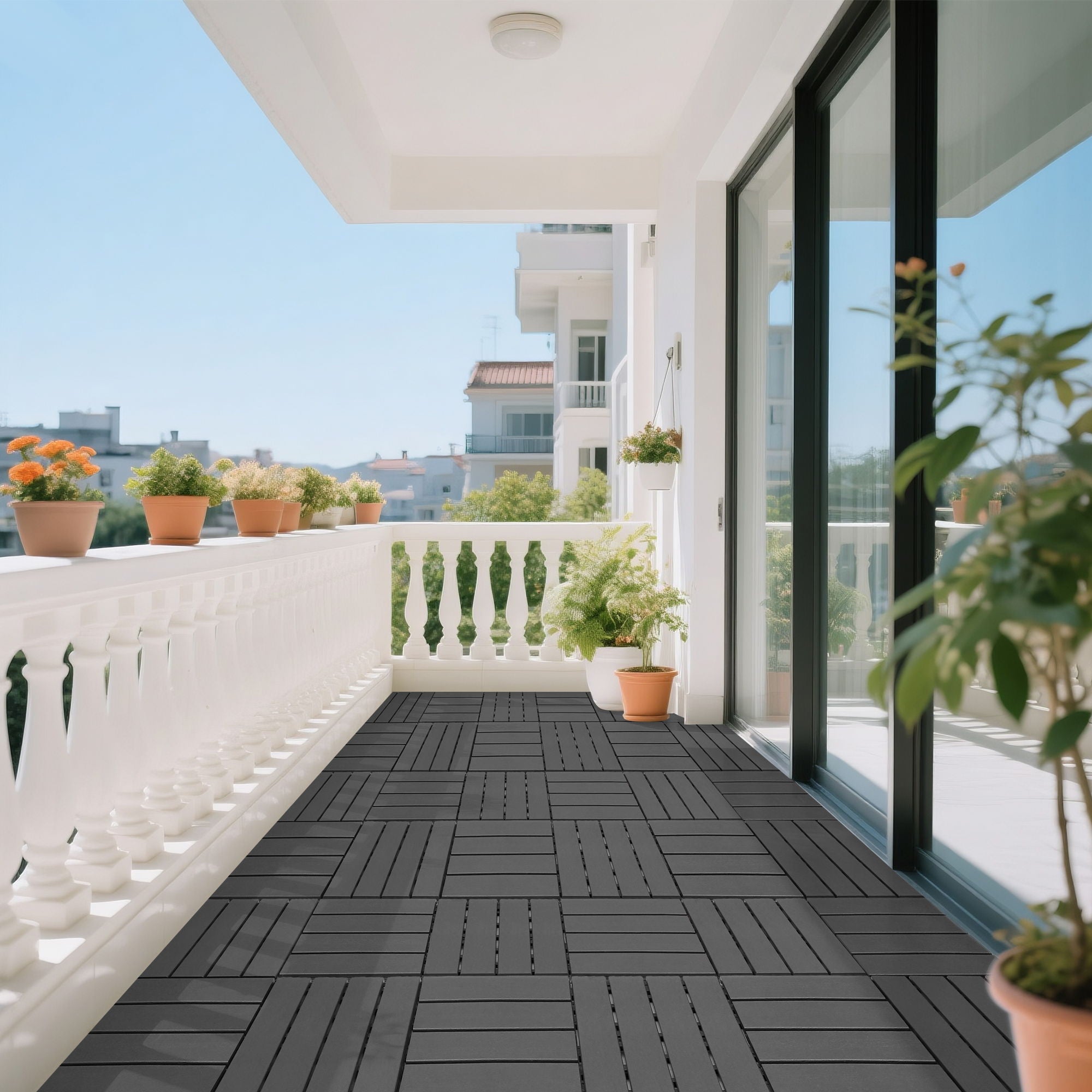 Interlocking Deck Tiles For Outdoor Patio