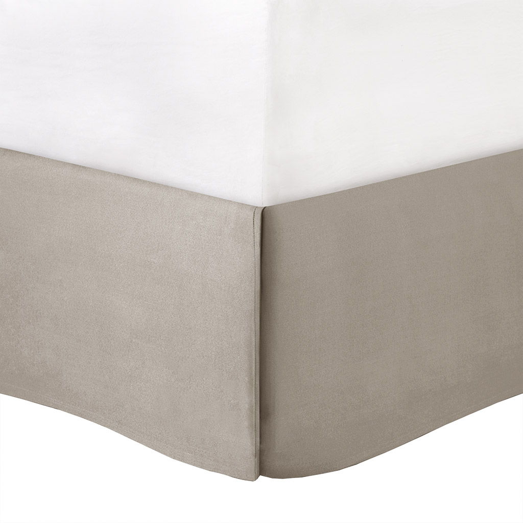 Laurel - King 7 Piece Tufted Comforter Set - Taupe