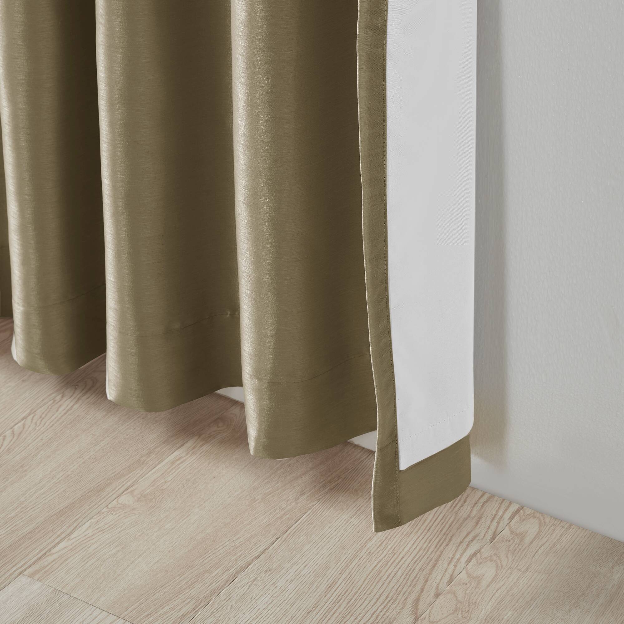 Emilia - 84" Twist Tab Total Blackout Window Curtain - Bronze