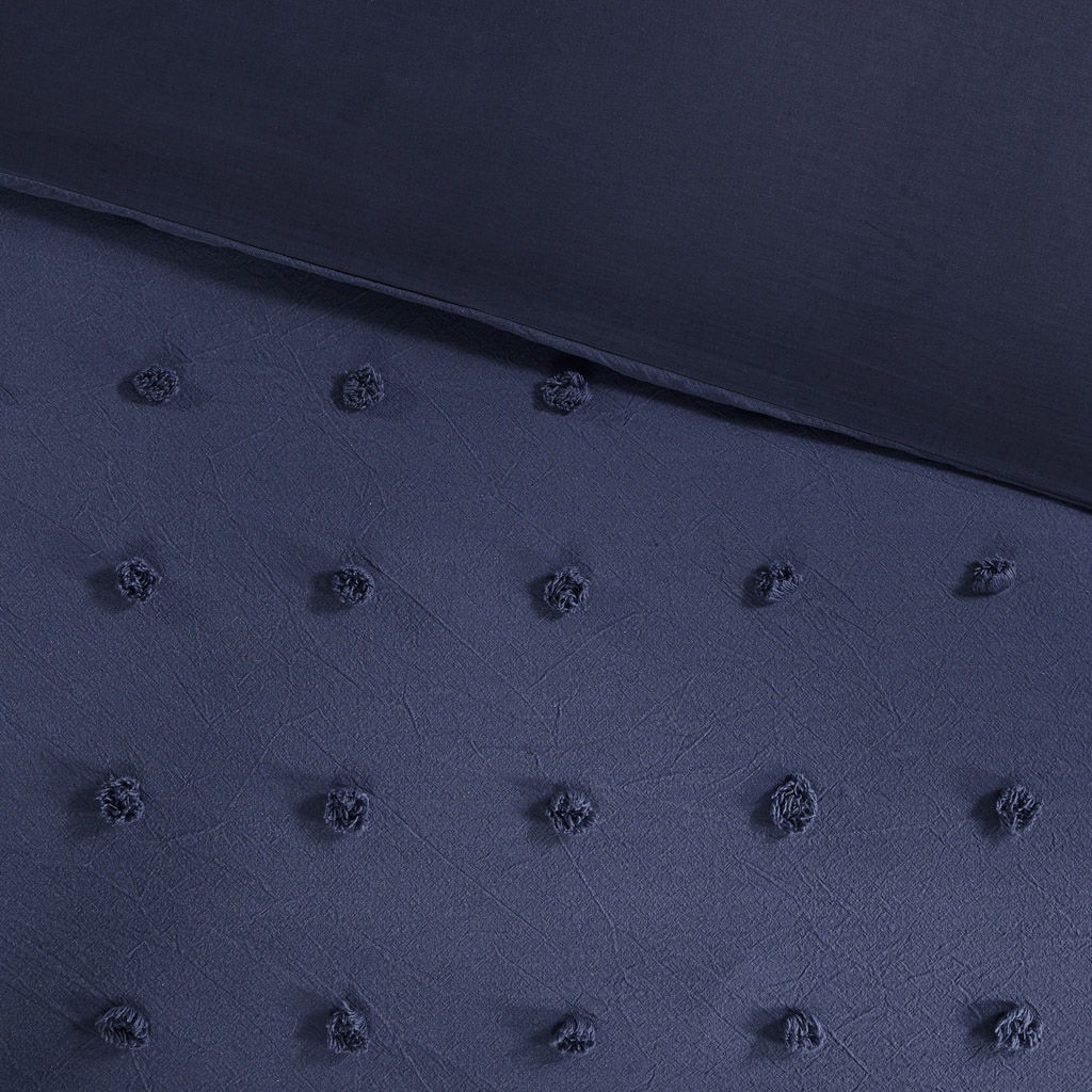 Brooklyn - Comforter Set - Indigo Blue