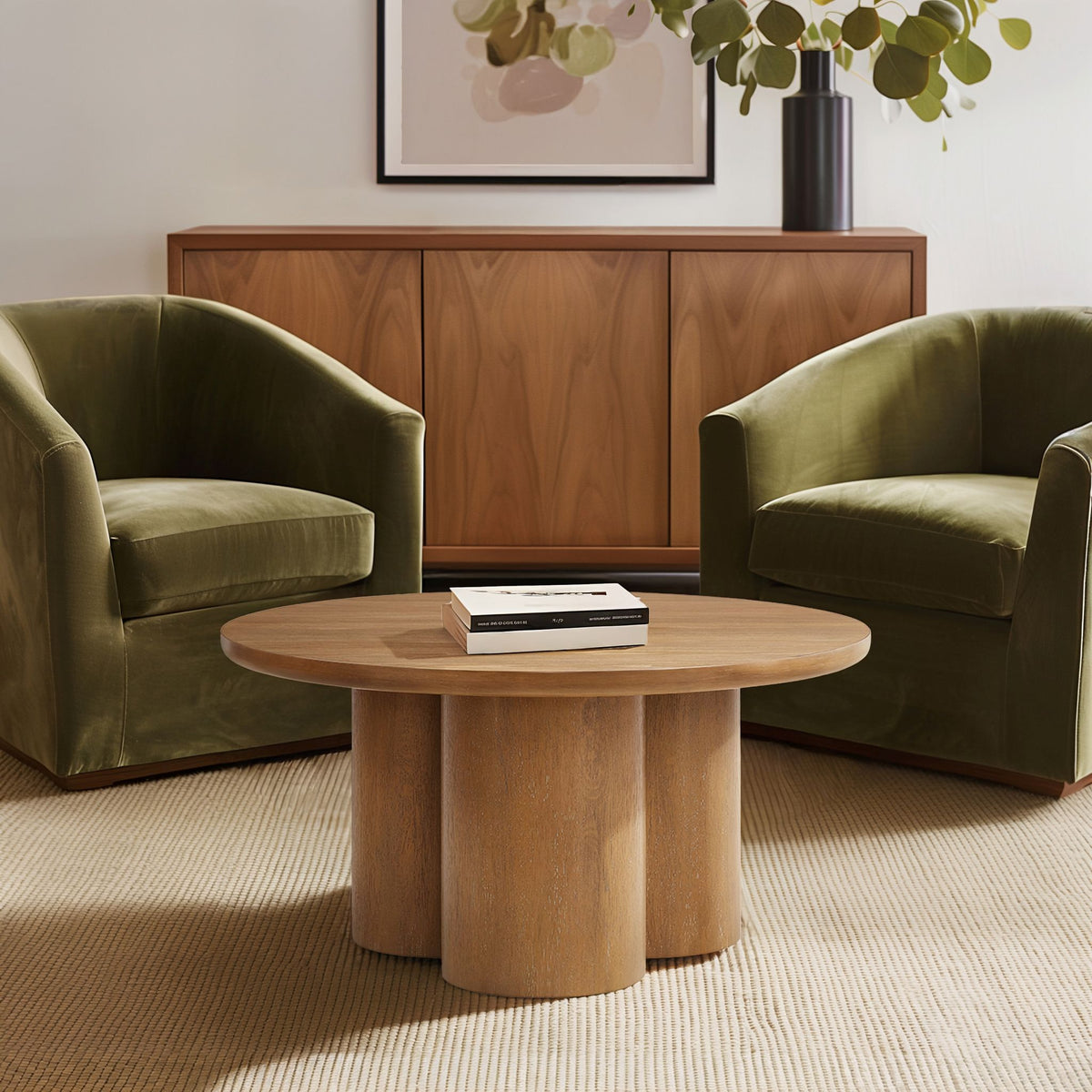 Benji - Round Coffee Table - Natural