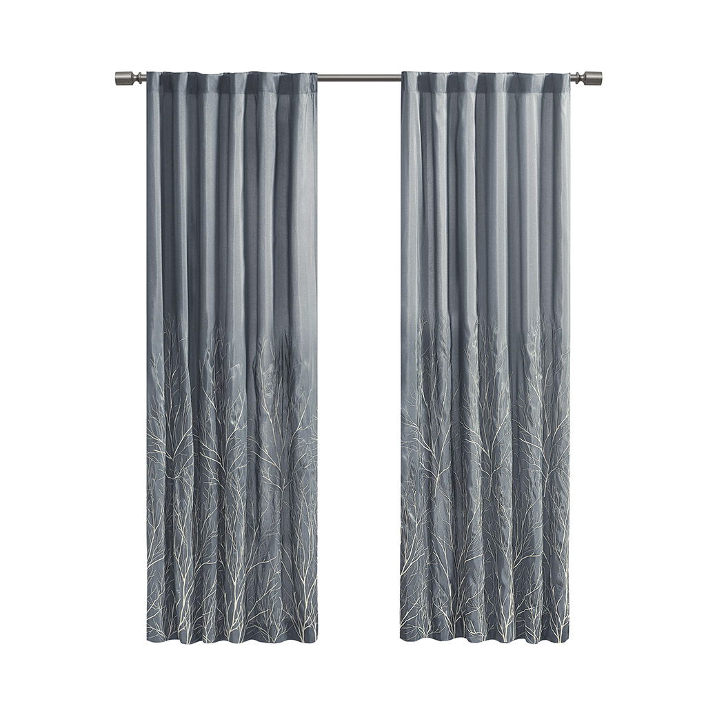 Andora - 95" Window Curtain - Blue