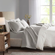 3M Microcell - King Luxurious Brushed Microfiber Deep Pocket Sheet Set - Gray