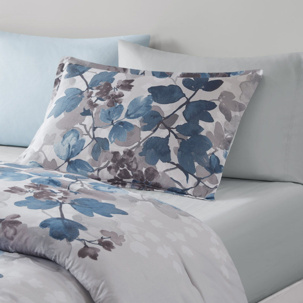 Alexis - Comforter Set With Bed Sheets - Blue