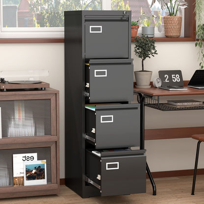 Vertical File Cabinet With Lock Letter Size/A4/Legal Files