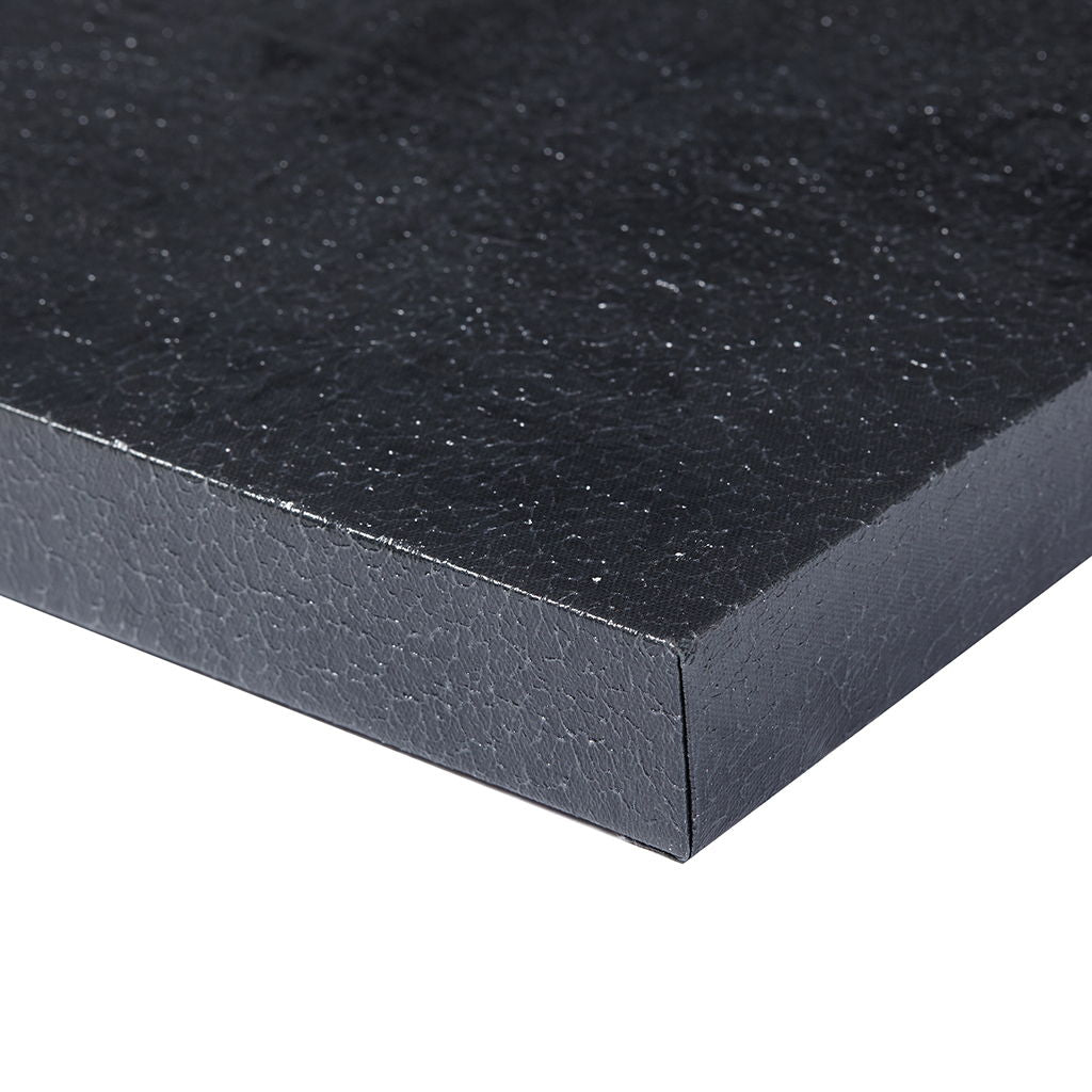 Two Black Dominos - Printed On Canvas (Set of 2) - Black