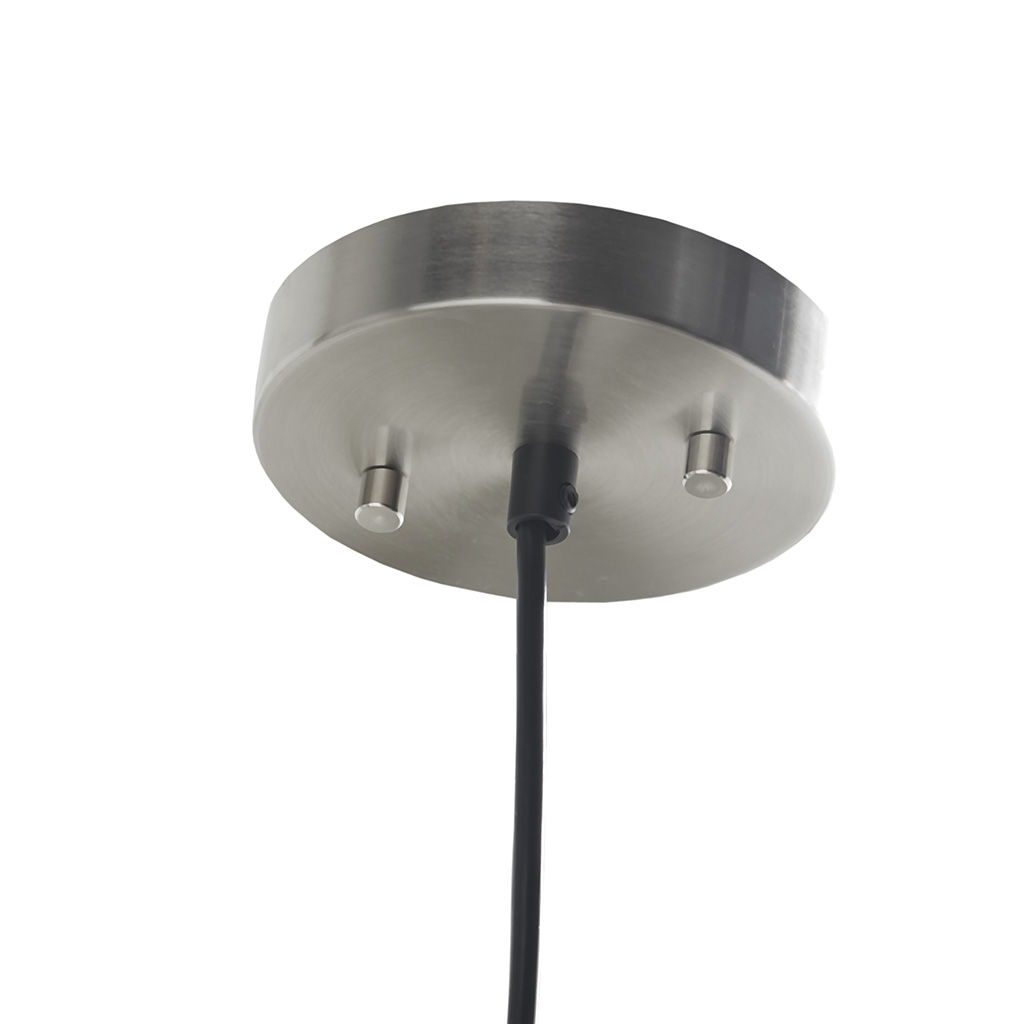 Elm - Single Bell-Shaped Pendant - Smoke Gray