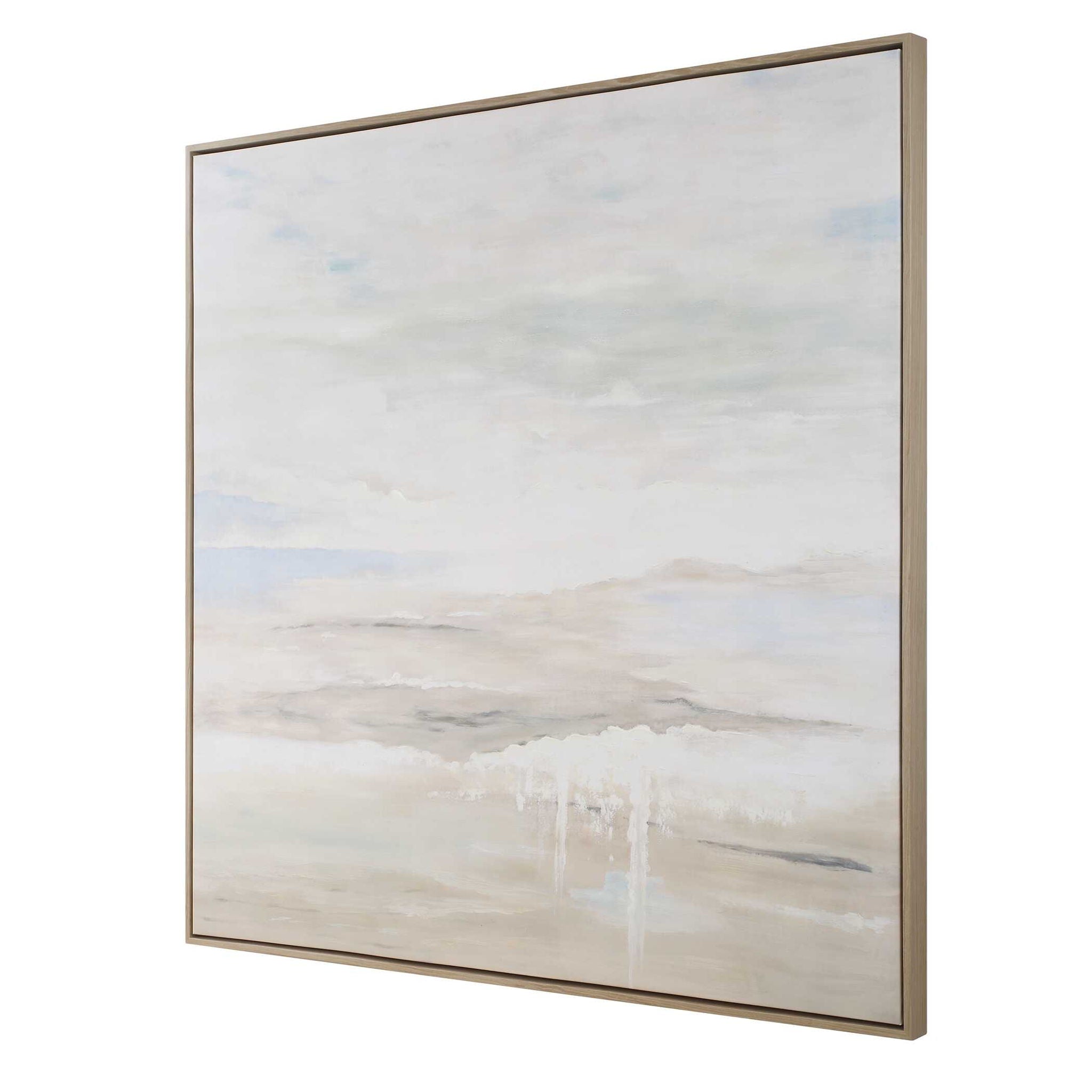 Gravity - Abstract Landscape Art - Black / Blue / Bronze / Gray / White / Woodtone