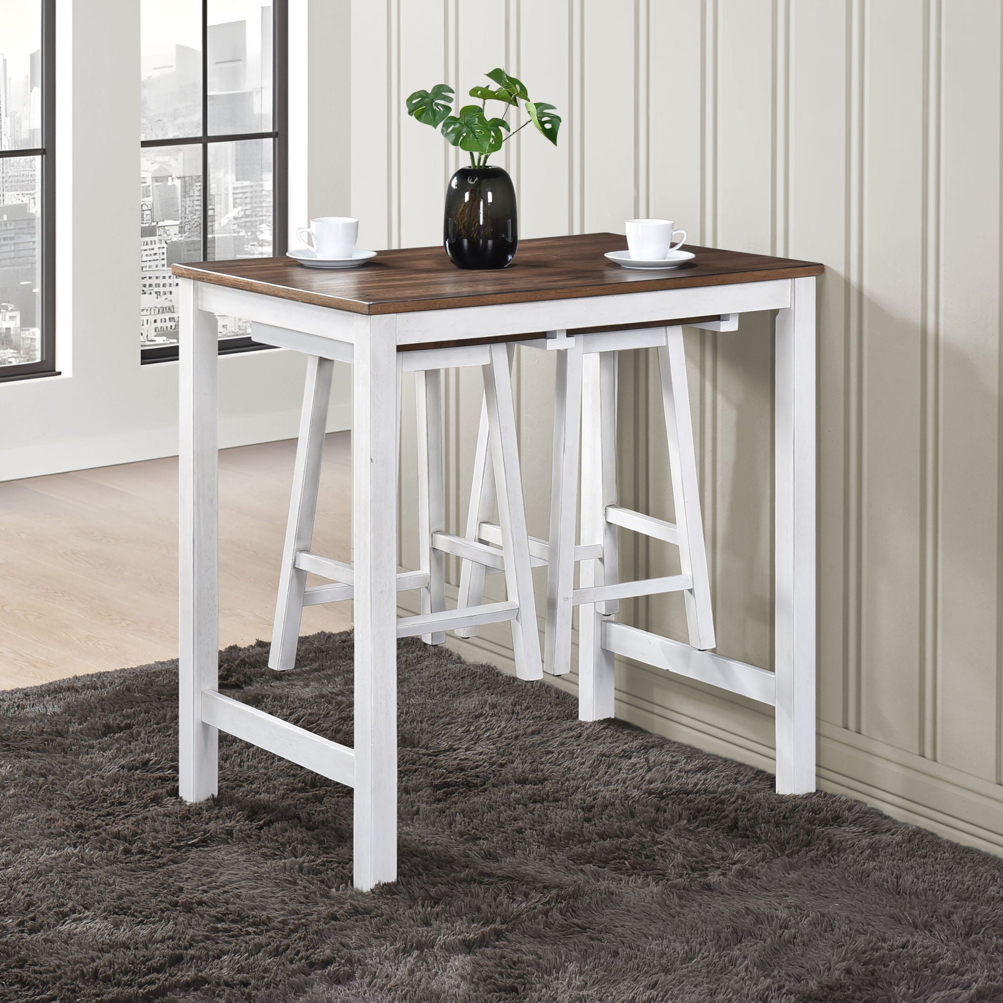 3 Pieces Counter Height Set