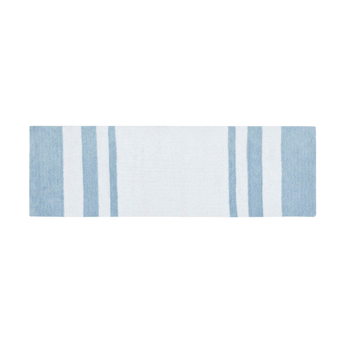 Spa Cotton - 24" x 72" Reversible Bath Rug - Blue