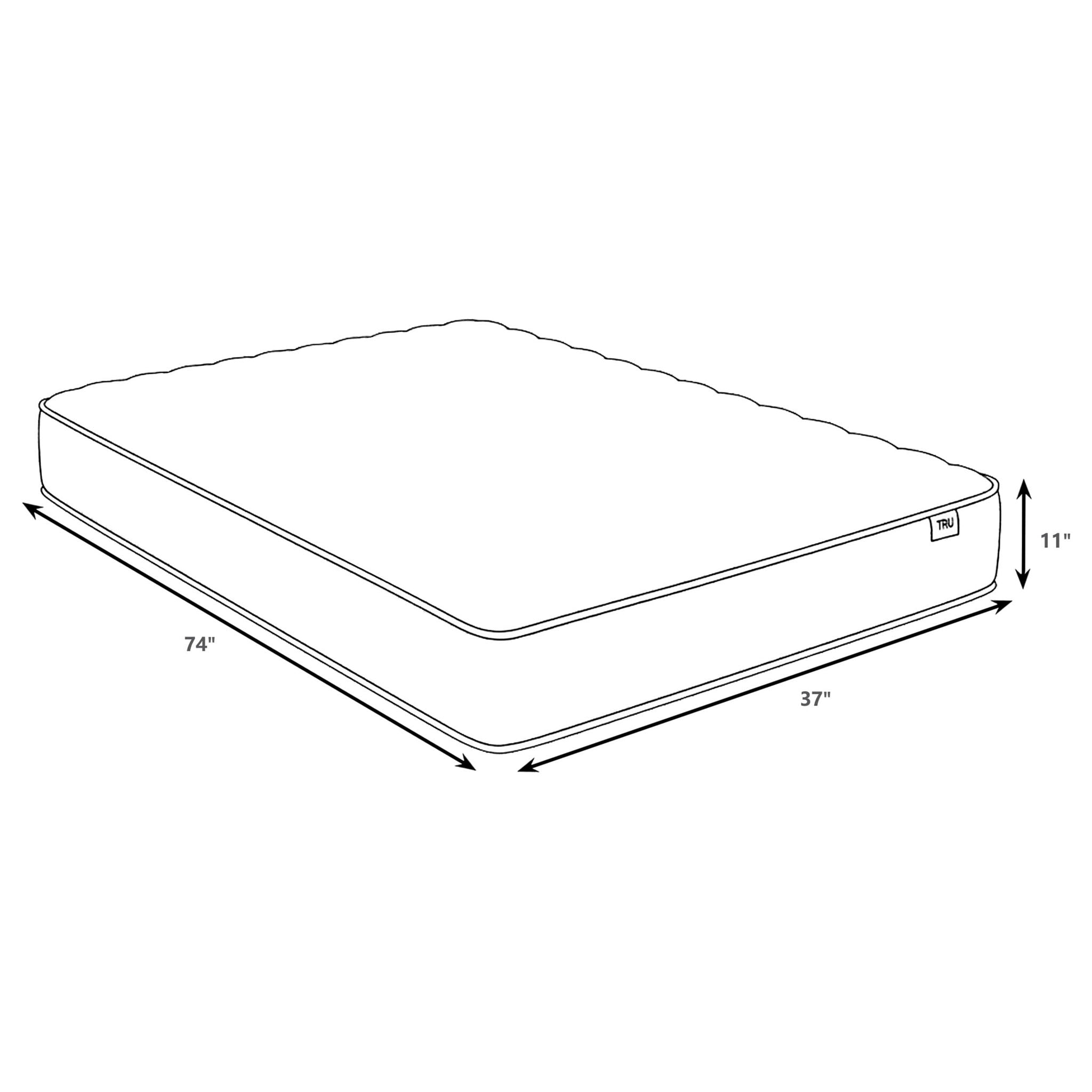 Constance - 11" Tight Top Hybrid Mattress With Firm Quilt Foam And Responsive Coil Core