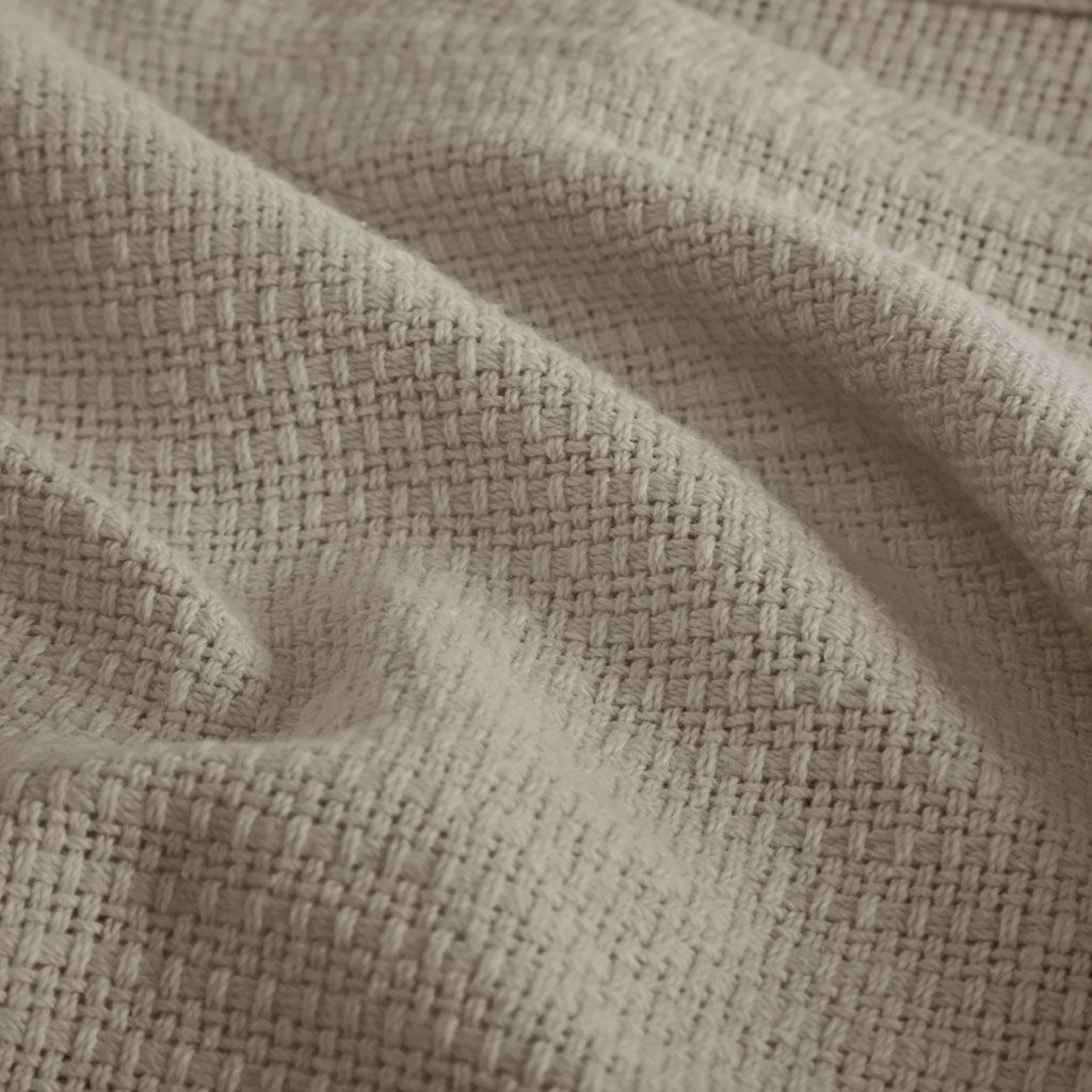 Freshspun Basketweave - Twin Blanket - Khaki