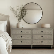 Victoria - 6-Drawer Dresser (70") - Reclaimed Gray