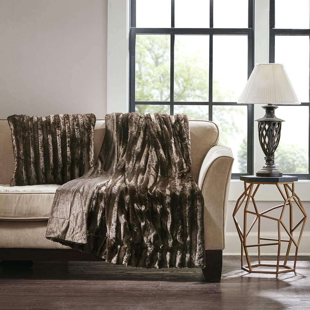 Duke - Square Pillow - Brown