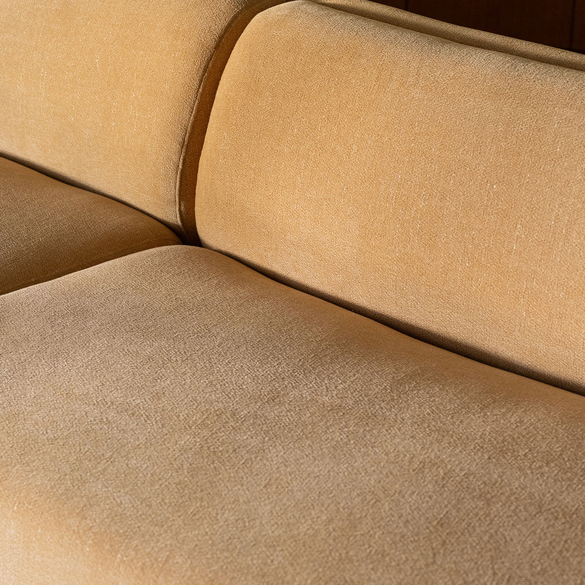 Naomi - Convex Sofa - Golden Yellow
