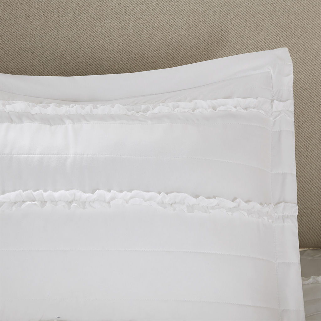 Celeste - 4 Piece 2-in-1 Duvet Set - White