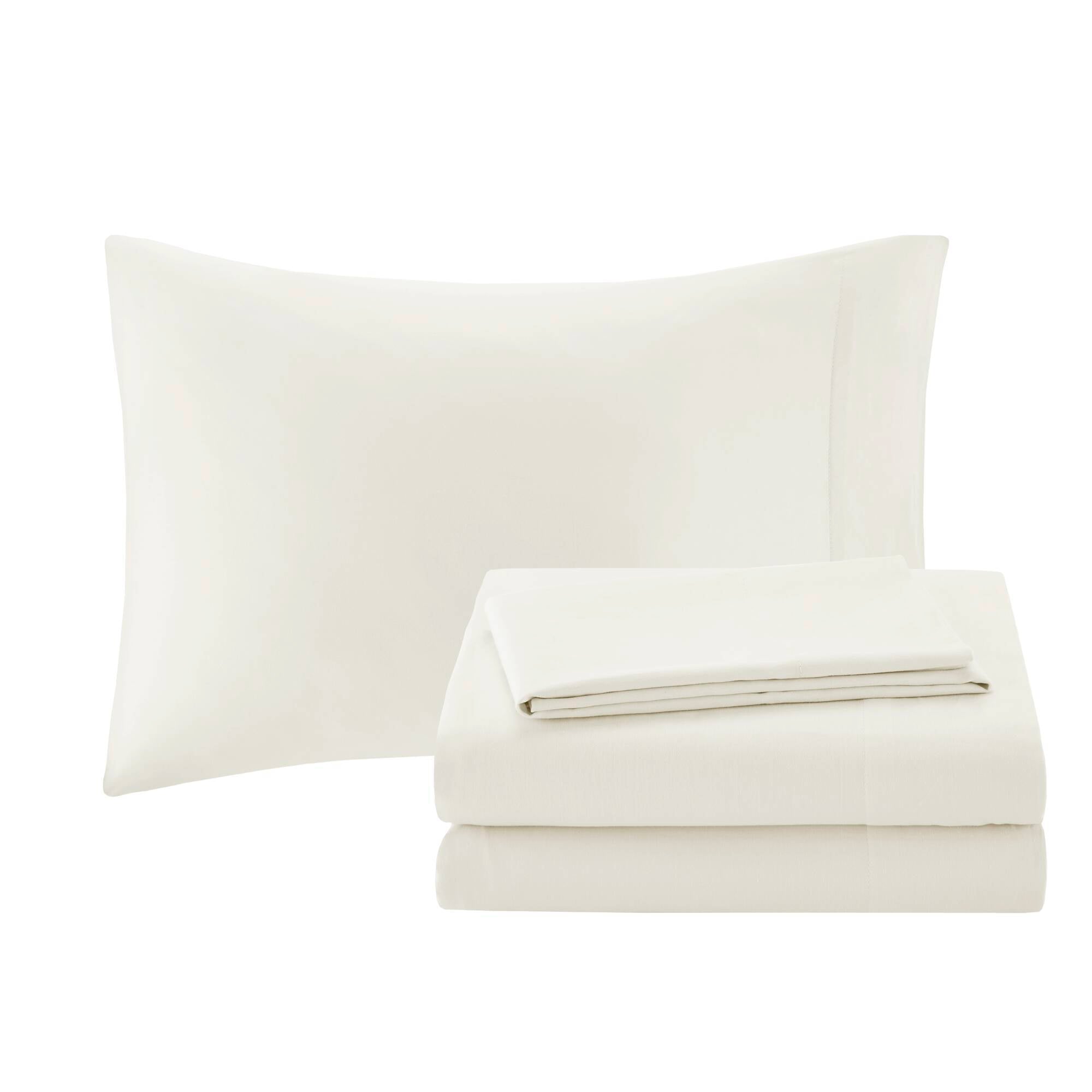 Aubrey - 12 Piece Comforter Set With Cotton Bed Sheets - Blue