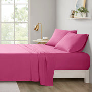 Microfiber - Queen All Season Wrinkle Free Sheet Set - Pink