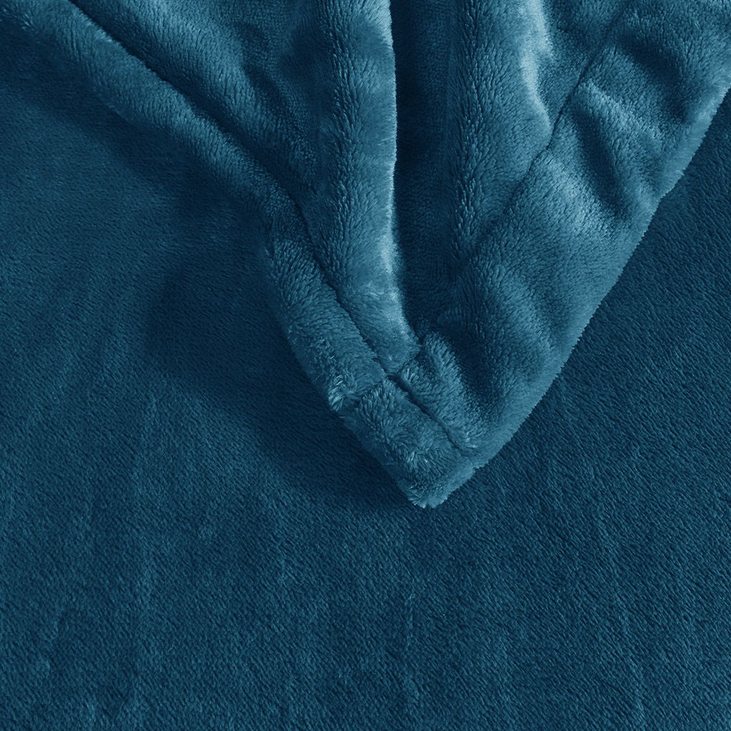 Heated Plush - Blanket - Teal