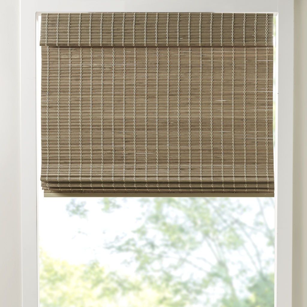 Eastfield - 33" Light Filtering Roman Shade - Natural Ash