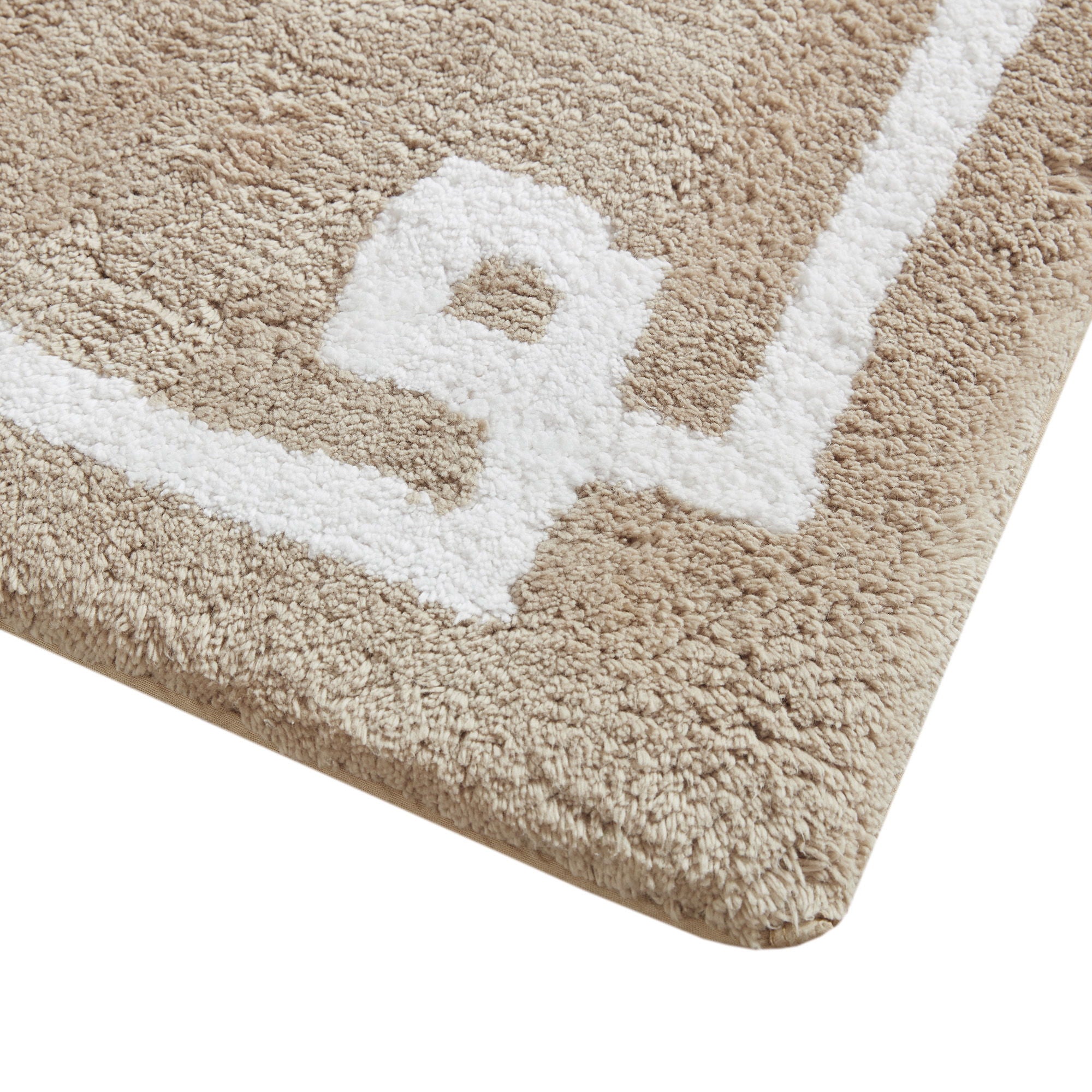 Evan - 24" x 72" Tufted Bath Rug - Taupe
