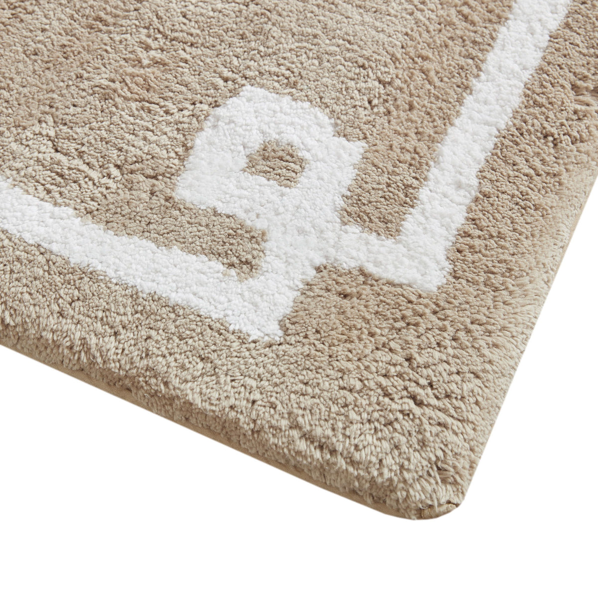 Evan - 20" x 30" Tufted Bath Rug - Taupe