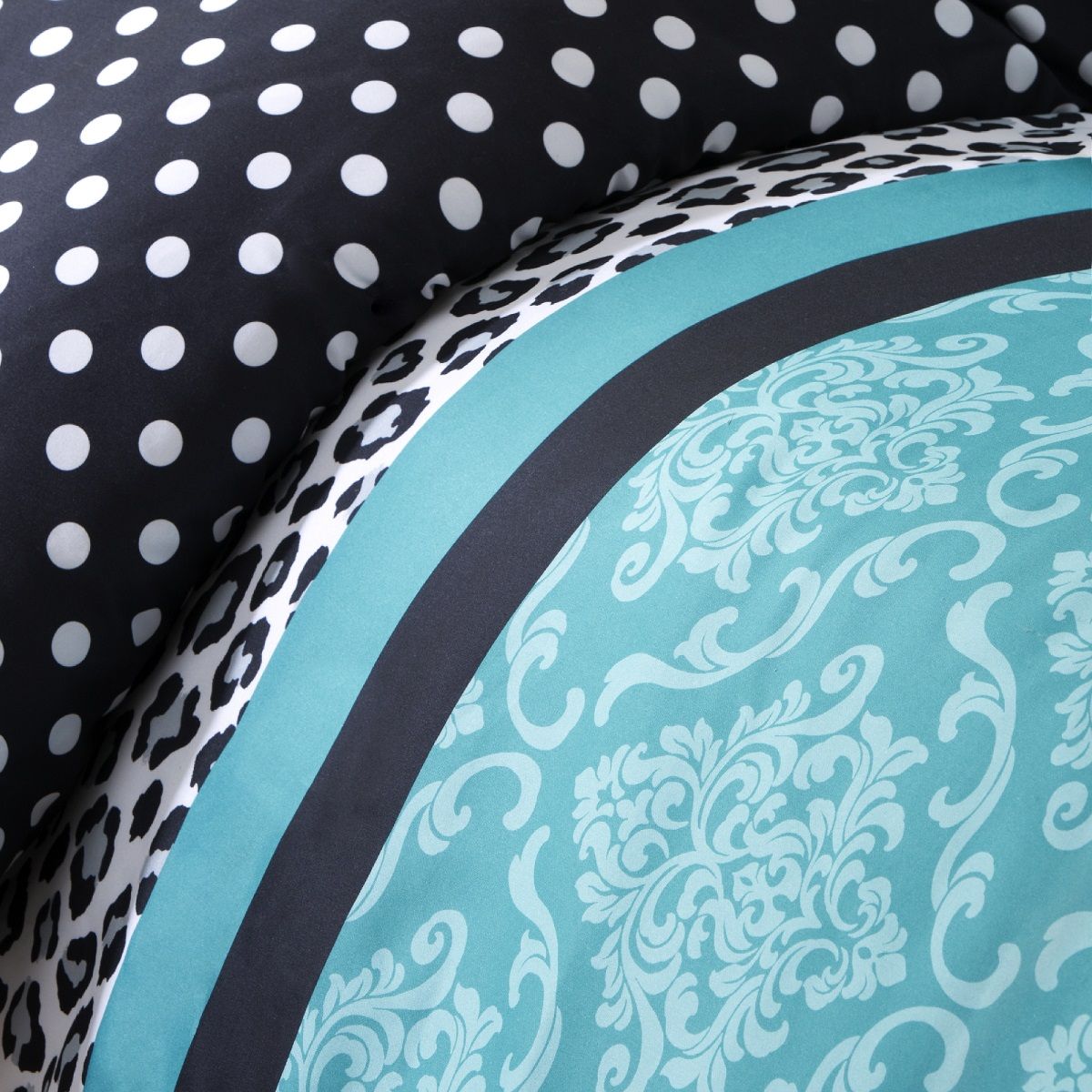 Chloe - King Comforter Set - Teal