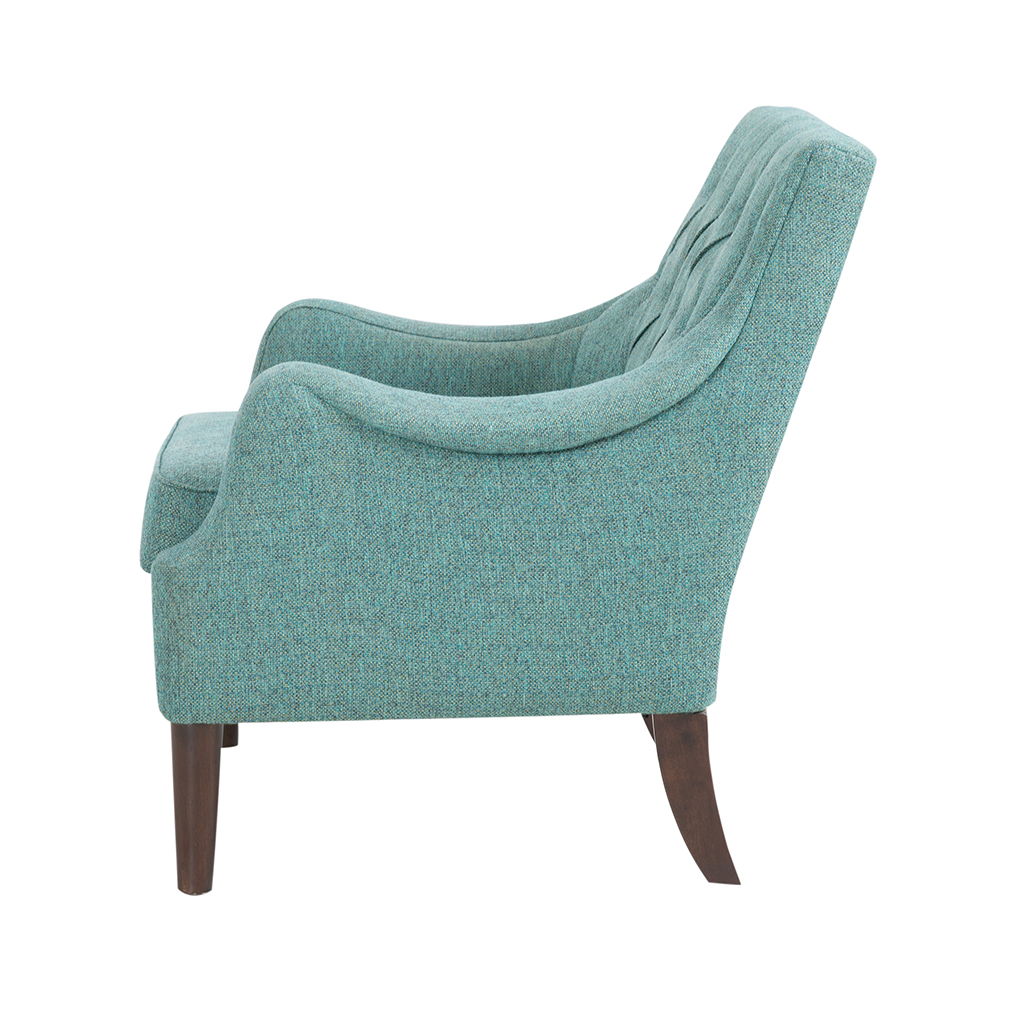 Qwen - Button Tufted Accent Chair - Teal