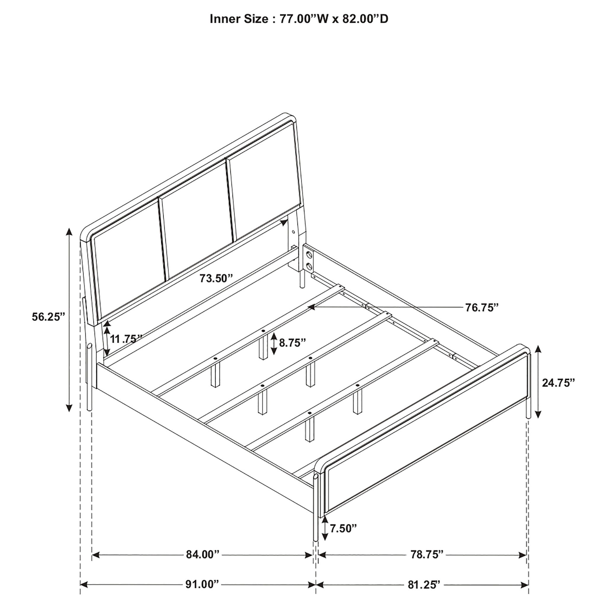 Benson - Eastern King Bedroom 4 Piece Set - Sand