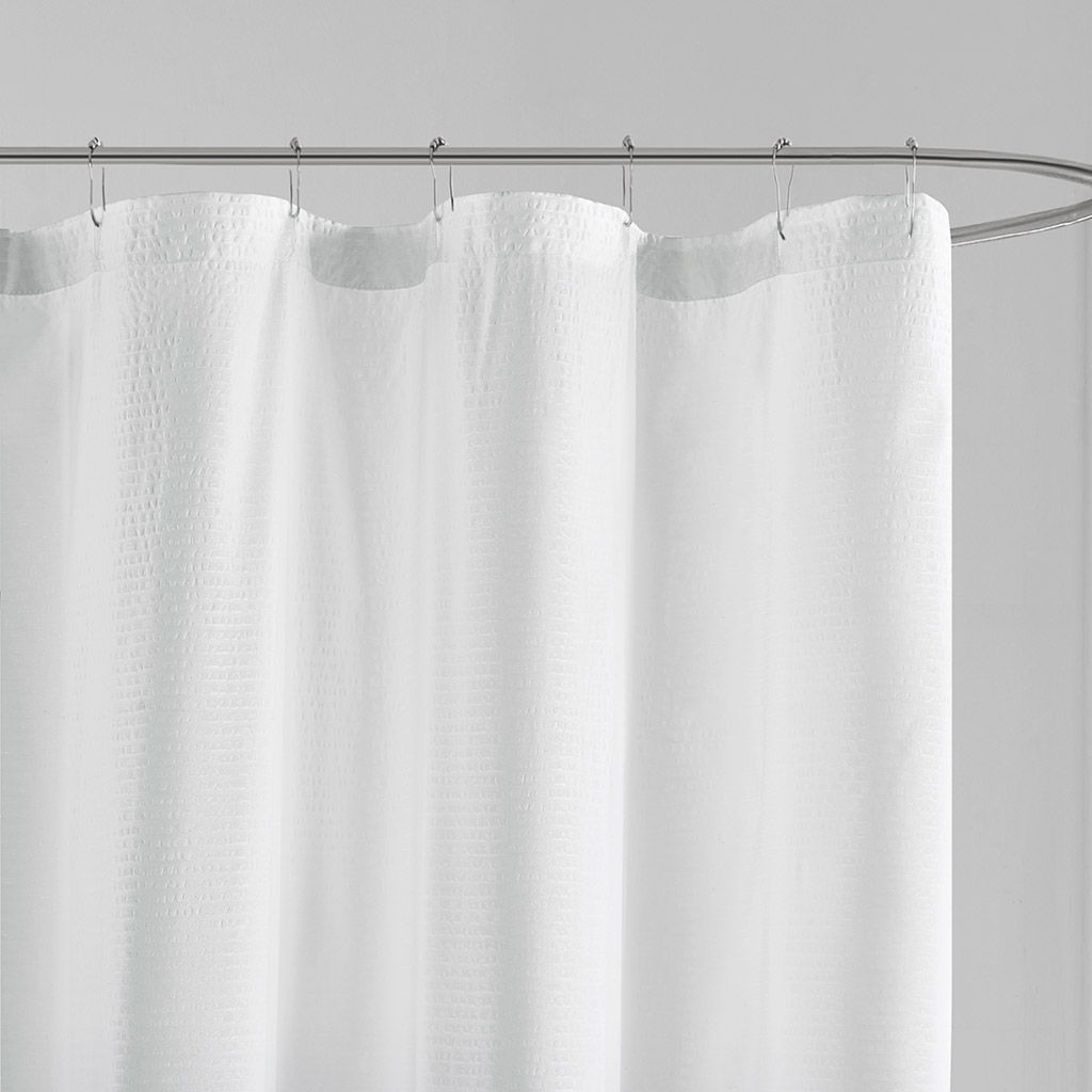 Ara - Ombre Printed Shower Curtain - Aqua