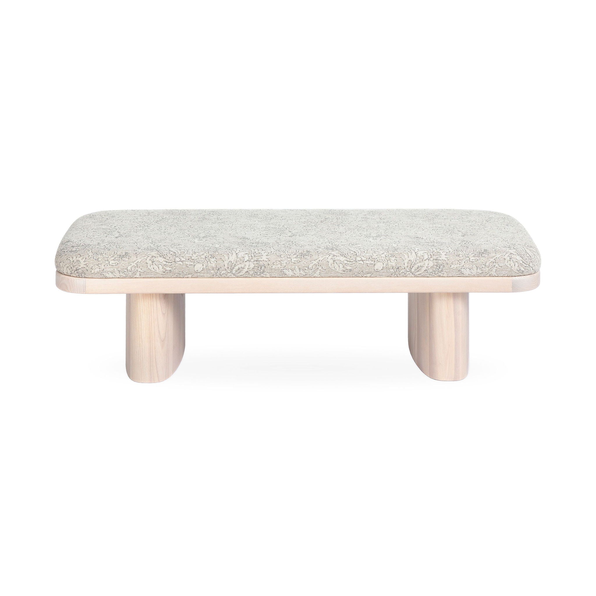 Ollie - Floral Jacquard Bench