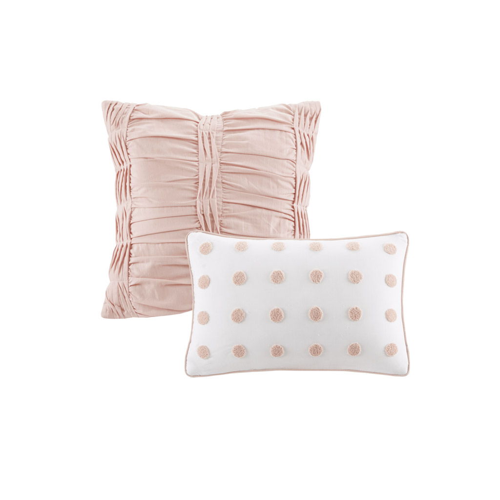 Brooklyn - Twin Comforter Set - Pink