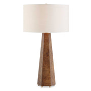 Mccaffrey - Tapered Burl Table Lamp - Woodtone